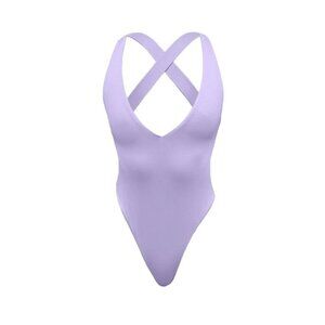 Knight Lilac Diana Cheeky One Piece Swimsuit